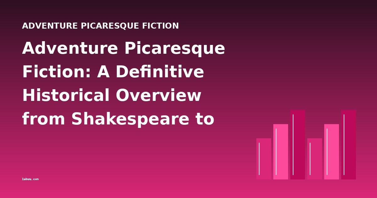 Adventure Picaresque Fiction: A Definitive Historical Overview from Shakespeare to Shaw