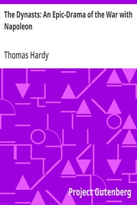 Cover of The Dynasts: An Epic-Drama of the War with Napoleon — A Closer Reading