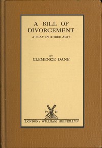 Cover of A Bill of Divorcement: A Play in Three Acts — A Reader’s Guide