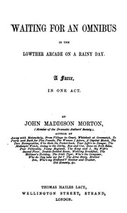 Cover of Waiting for an Omnibus in the Lowther Arcade on a Rainy Day: A Farce, in One Act — A Reader’s Guide