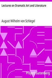 Cover of Lectures on Dramatic Art and Literature — Text and Context