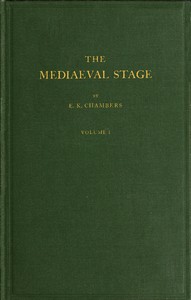 Cover of The mediaeval stage, volume 1 (o...