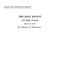Cover of The real Mackay — Story, Setting...