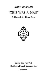 Cover of "This was a man" — Reading Notes