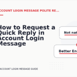 How to Request a Quick Reply in Account Login Message English