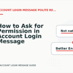 How to Ask for Permission in Account Login Message English