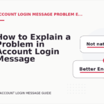 How to Explain a Problem in Account Login Message English