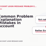 Common Problem Explanation Mistakes in Account Login Message English