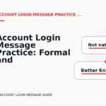Account Login Message Practice: Formal and Friendly Versions