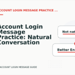 Account Login Message Practice: Natural Conversation Lines