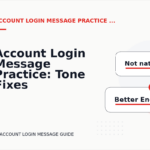 Account Login Message Practice: Tone Fixes for Real Situations