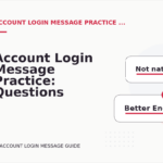 Account Login Message Practice: Questions and Answers